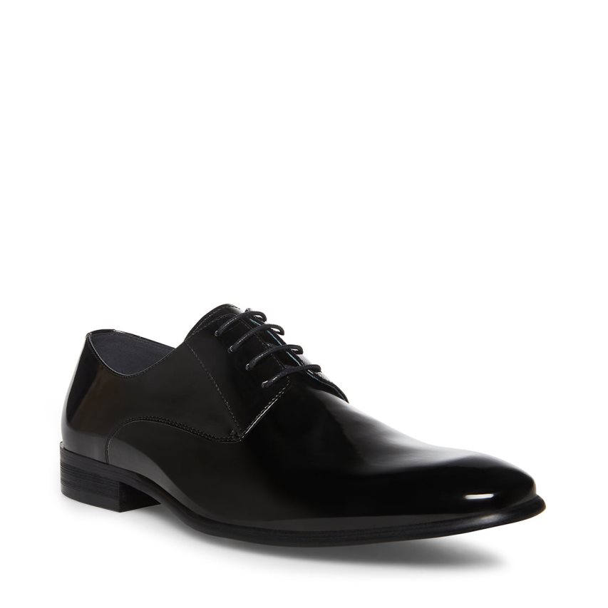 Zapatos Derby Steve Madden Beaux Charol Hombre Negras | ES QY6849